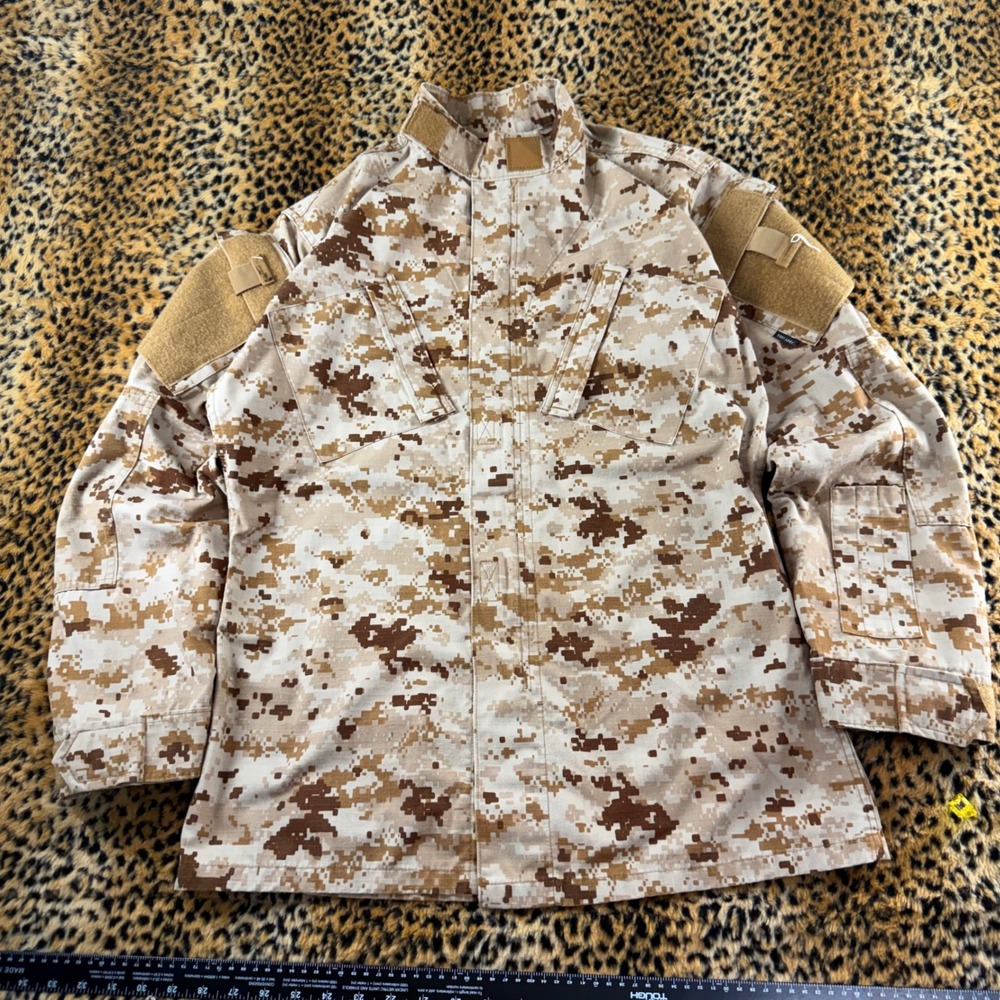 Tru-Spec Digital Desert Camo Tactical Response Uniform Shirt Small Long 1612